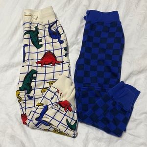 Hanna Andersson Double Knee Slim Sweatpants Duo